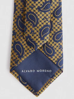 Alvaro Moreno Corbatas|Corbatas|CORBATA JACQUARD MF Amarillo