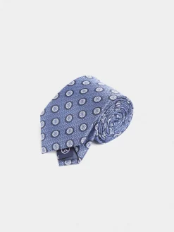 Alvaro Moreno Corbatas|Corbatas|CORBATA JACQUARD MF Azul