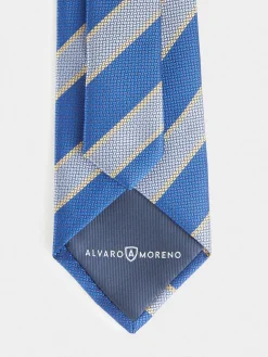 Alvaro Moreno Corbatas|Corbatas|CORBATA JACQUARD MF Azul