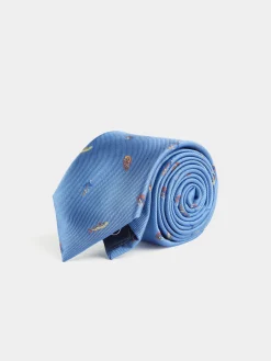 Alvaro Moreno Corbatas|Corbatas|CORBATA JACQUARD MF Azul