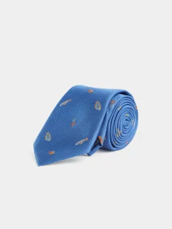 Alvaro Moreno Corbatas|Corbatas|CORBATA JACQUARD MF Azul