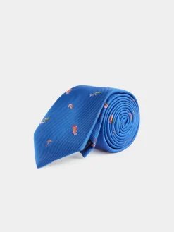 Alvaro Moreno Corbatas|Corbatas|CORBATA JACQUARD MF Azul