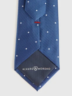 Alvaro Moreno Corbatas|Corbatas|CORBATA JACQUARD MF Azul