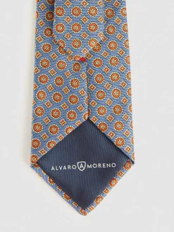 Alvaro Moreno Corbatas|Corbatas|CORBATA JACQUARD MF Azul