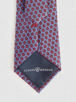 Alvaro Moreno Corbatas|Corbatas|CORBATA JACQUARD MF Azul