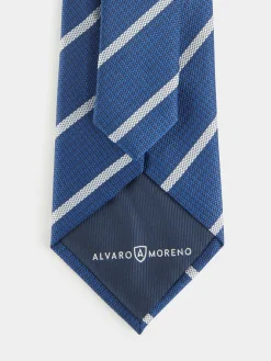 Alvaro Moreno Corbatas|Corbatas|CORBATA JACQUARD MF Azul