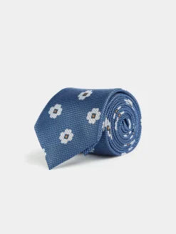 Alvaro Moreno Corbatas|Corbatas|CORBATA JACQUARD MF Azul