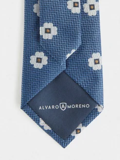 Alvaro Moreno Corbatas|Corbatas|CORBATA JACQUARD MF Azul