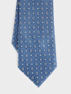 Alvaro Moreno Corbatas|Corbatas|CORBATA JACQUARD MF Azul