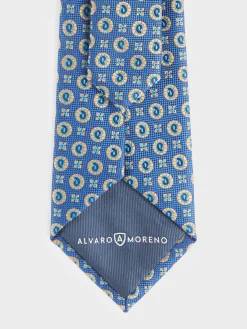 Alvaro Moreno Corbatas|Corbatas|CORBATA JACQUARD MF Azul