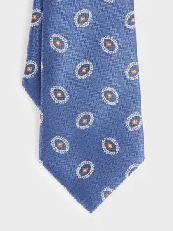 Alvaro Moreno Corbatas|Corbatas|CORBATA JACQUARD MF Azul