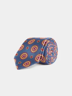 Alvaro Moreno Corbatas|Corbatas|CORBATA JACQUARD MF Azul