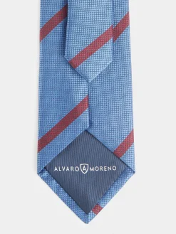 Alvaro Moreno Corbatas|Corbatas|CORBATA JACQUARD MF Azul