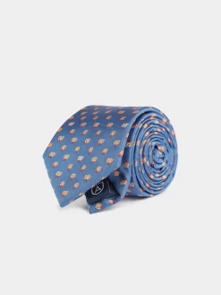 Alvaro Moreno Corbatas|Corbatas|CORBATA JACQUARD MF Azul