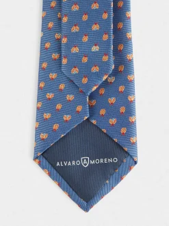 Alvaro Moreno Corbatas|Corbatas|CORBATA JACQUARD MF Azul