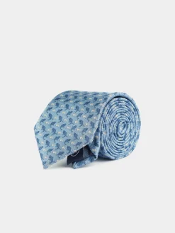 Alvaro Moreno Corbatas|Corbatas|CORBATA JACQUARD MF Azul