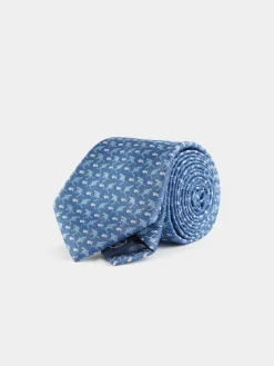 Alvaro Moreno Corbatas|Corbatas|CORBATA JACQUARD MF Azul