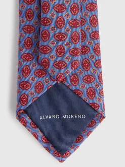 Alvaro Moreno Corbatas|Corbatas|CORBATA JACQUARD MF Azul