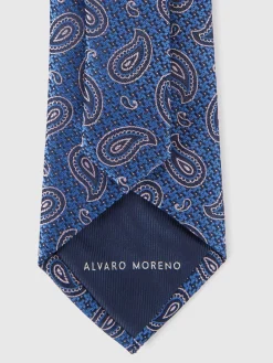 Alvaro Moreno Corbatas|Corbatas|CORBATA JACQUARD MF Azul