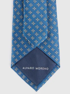 Alvaro Moreno Corbatas|Corbatas|CORBATA JACQUARD MF Azul