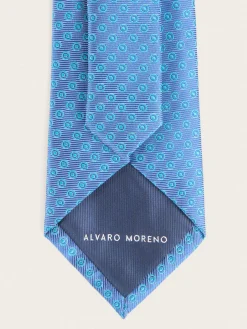Alvaro Moreno Corbatas|Corbatas|CORBATA JACQUARD MF Azul