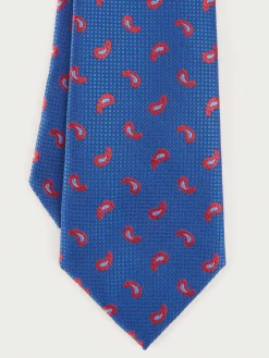 Alvaro Moreno Corbatas|Corbatas|CORBATA JACQUARD MF Azul