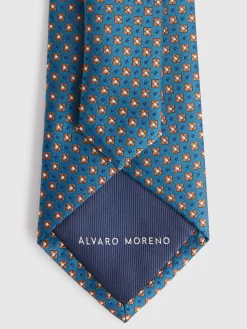 Alvaro Moreno Corbatas|Corbatas|CORBATA JACQUARD MF Azul