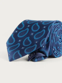 Alvaro Moreno Corbatas|Corbatas|CORBATA JACQUARD MF Azul
