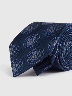 Alvaro Moreno Corbatas|Corbatas|CORBATA JACQUARD MF Azul