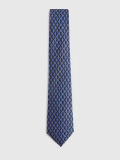 Alvaro Moreno Corbatas|Corbatas|CORBATA JACQUARD MF Azul