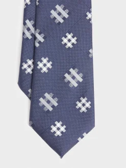 Alvaro Moreno Corbatas|Corbatas|CORBATA JACQUARD MF Azul Marino