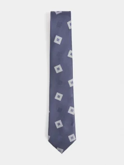 Alvaro Moreno Corbatas|Corbatas|CORBATA JACQUARD MF Azul Marino