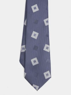 Alvaro Moreno Corbatas|Corbatas|CORBATA JACQUARD MF Azul Marino