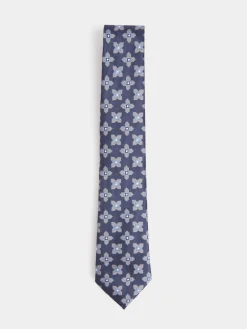 Alvaro Moreno Corbatas|Corbatas|CORBATA JACQUARD MF Azul Marino