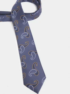 Alvaro Moreno Corbatas|Corbatas|CORBATA JACQUARD MF Azul Marino