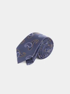 Alvaro Moreno Corbatas|Corbatas|CORBATA JACQUARD MF Azul Marino
