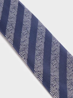Alvaro Moreno Corbatas|Corbatas|CORBATA JACQUARD MF Azul Marino