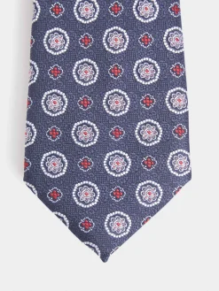 Alvaro Moreno Corbatas|Corbatas|CORBATA JACQUARD MF Azul Marino