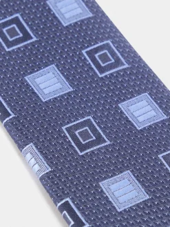 Alvaro Moreno Corbatas|Corbatas|CORBATA JACQUARD MF Azul Marino