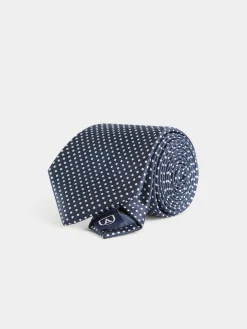 Alvaro Moreno Corbatas|Corbatas|CORBATA JACQUARD MF Azul Marino