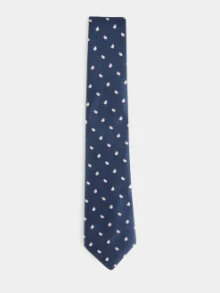 Alvaro Moreno Corbatas|Corbatas|CORBATA JACQUARD MF Azul Marino