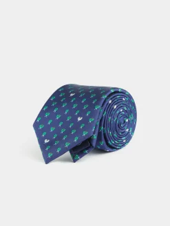 Alvaro Moreno Corbatas|Corbatas|CORBATA JACQUARD MF Azul Marino
