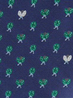 Alvaro Moreno Corbatas|Corbatas|CORBATA JACQUARD MF Azul Marino