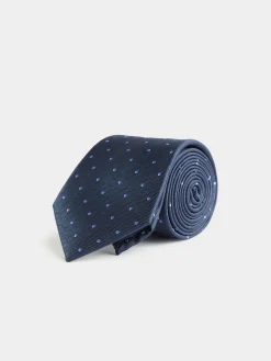 Alvaro Moreno Corbatas|Corbatas|CORBATA JACQUARD MF Azul Marino