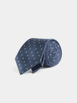 Alvaro Moreno Corbatas|Corbatas|CORBATA JACQUARD MF Azul Marino