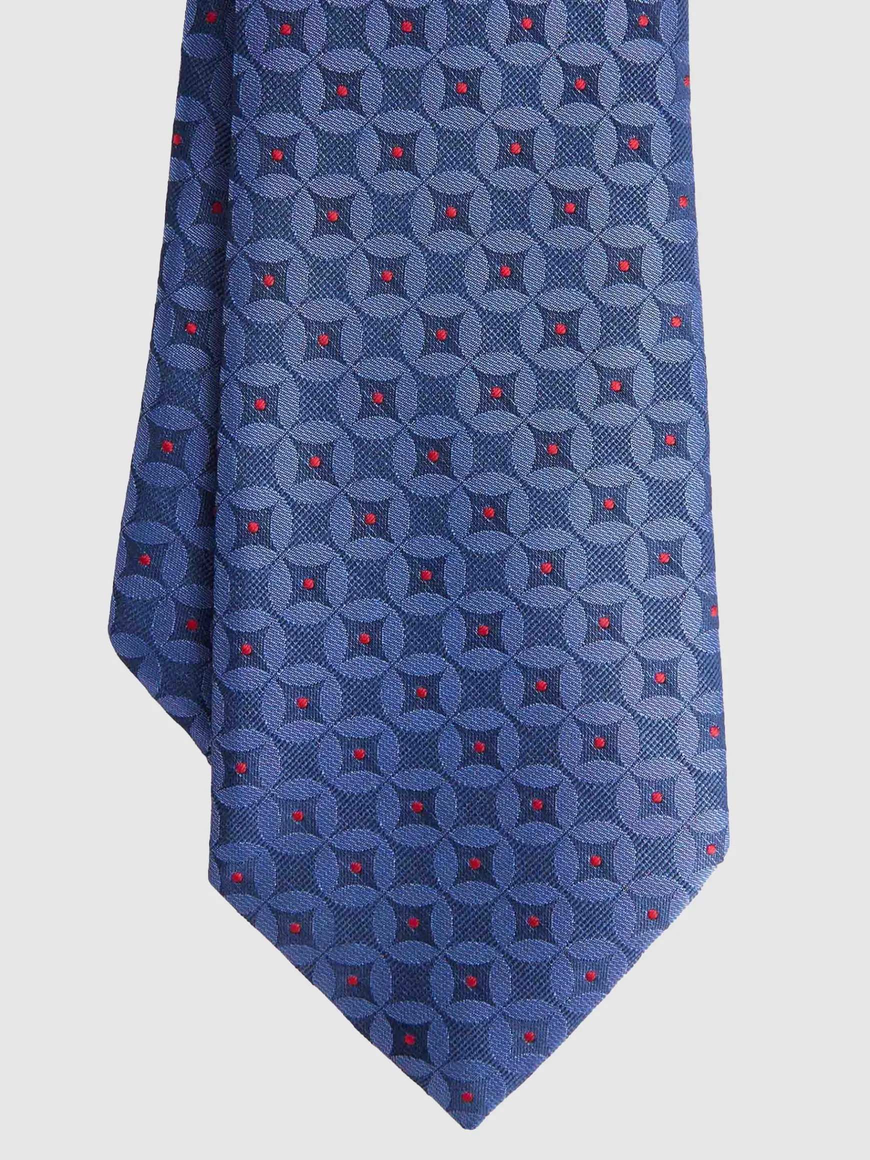 Alvaro Moreno Corbatas|Corbatas|CORBATA JACQUARD MF Azul Marino