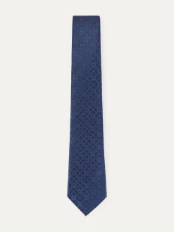 Alvaro Moreno Corbatas|Corbatas|CORBATA JACQUARD MF Azul Marino