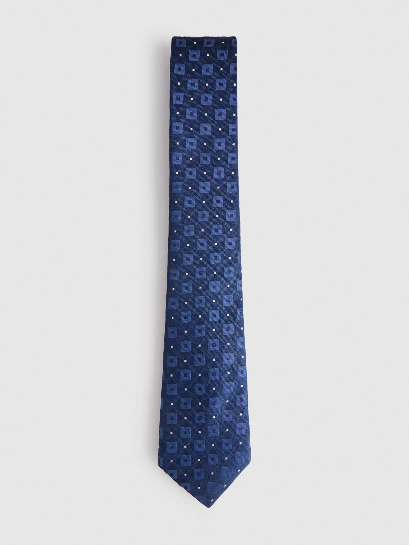 Alvaro Moreno Corbatas|Corbatas|CORBATA JACQUARD MF Azul Marino