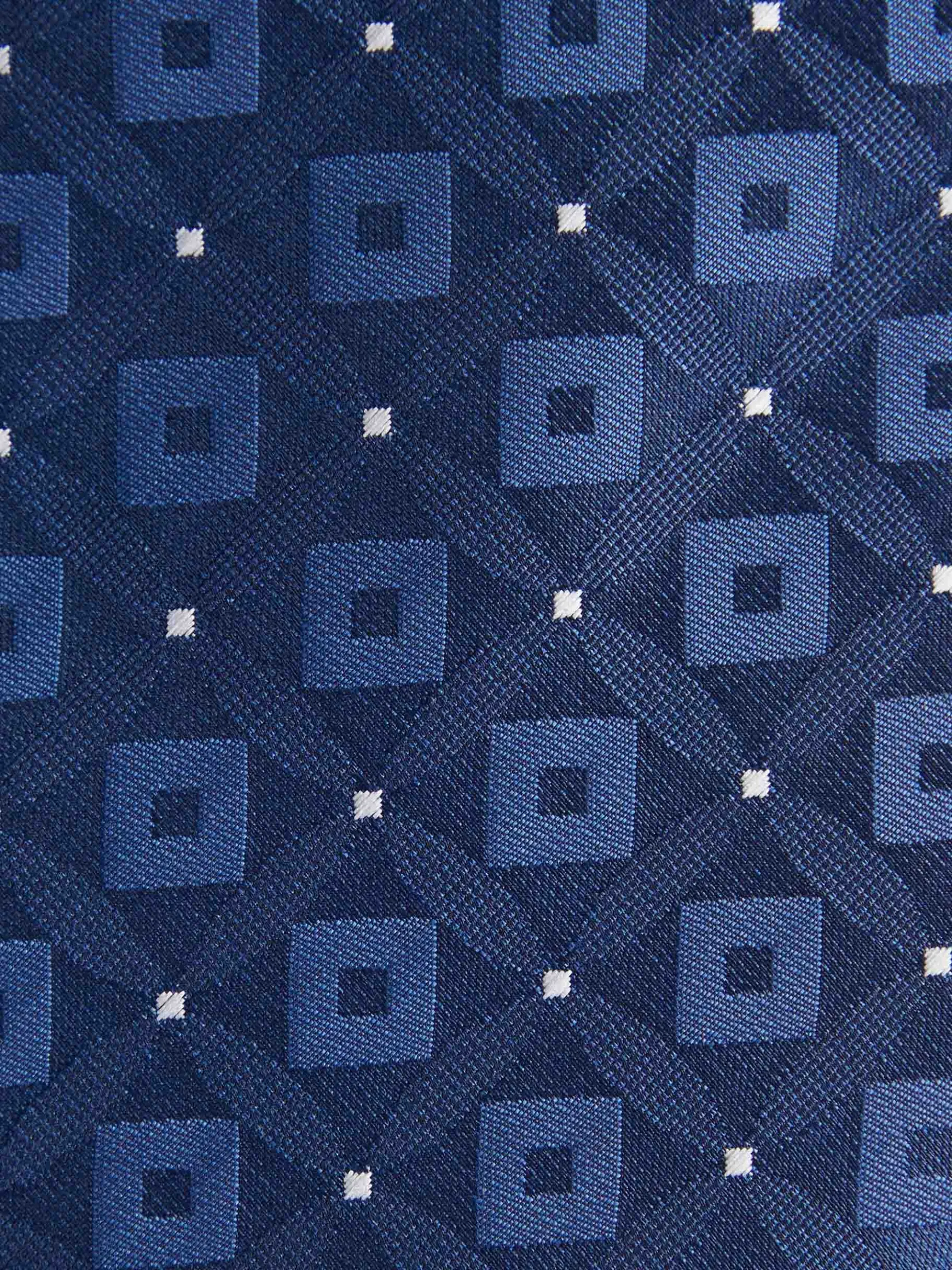Alvaro Moreno Corbatas|Corbatas|CORBATA JACQUARD MF Azul Marino