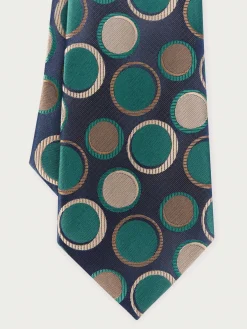 Alvaro Moreno Corbatas|Corbatas|CORBATA JACQUARD MF Azul Marino